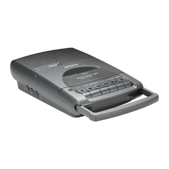 Sony TCM-929 Service Manual