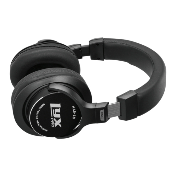 Lyx Pro HAS-15 User Manual