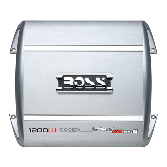 Boss Audio Systems CXX1204M User Manual