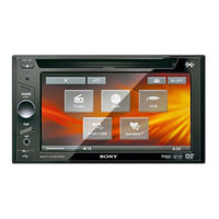 Sony XAV-622 Operating Instructions Manual
