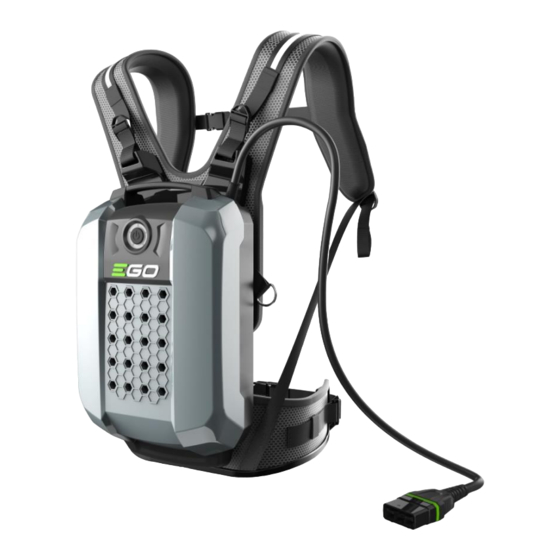 EGO BAX1500 Repair Manual Line