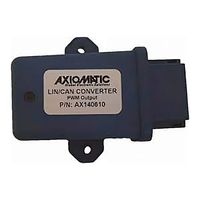 AXIOMATIC LIN - J1939 CAN User Manual