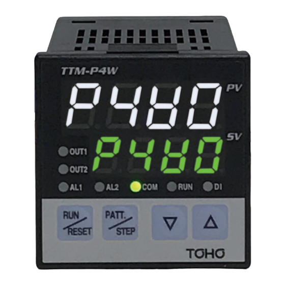 Toho Electronics TTM-P4W Series Instruction Manual