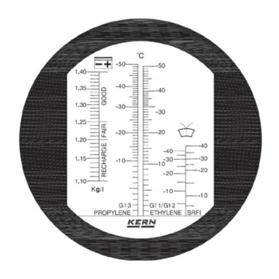 KERN Optics ORA 4 FA Operating Manual