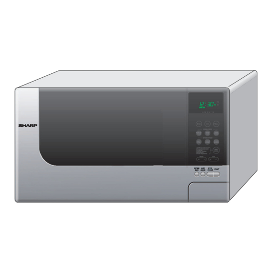 SHARP R-556D Microwave Oven Manuals