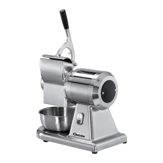 Bartscher AB12/T-L Manual