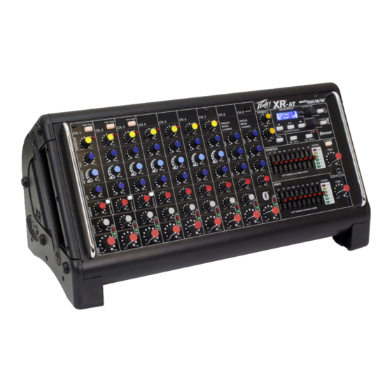 Peavey XR-AT Operating Manual