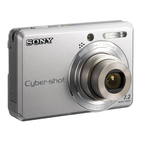 Sony Cyber-Shot DSC-S730 Instruction Manual