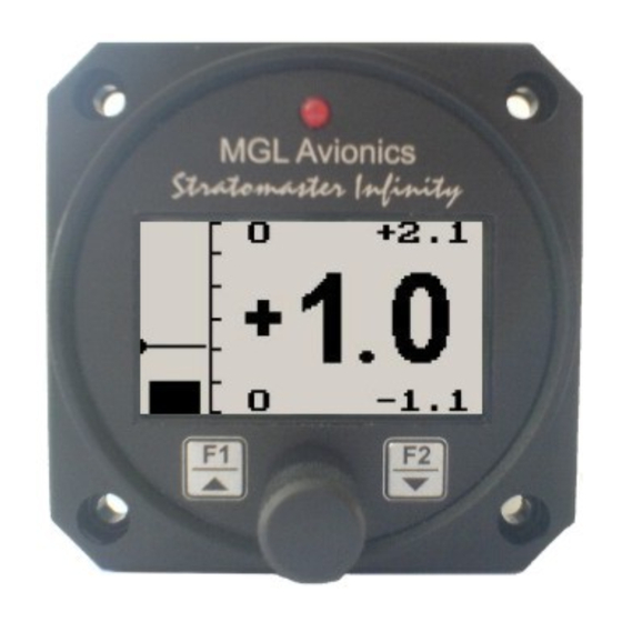 User Manuals: MGL Avionics GF-1 G-force meter