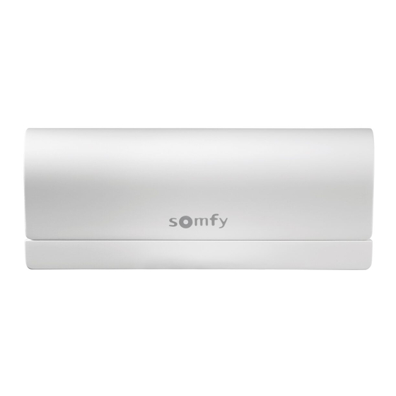 SOMFY Opening and shock sensor Installation Manual