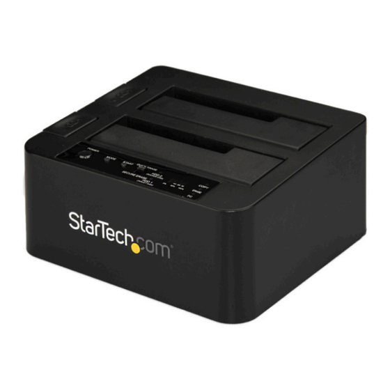 StarTech.com SDOCK2ERU33 Manuals