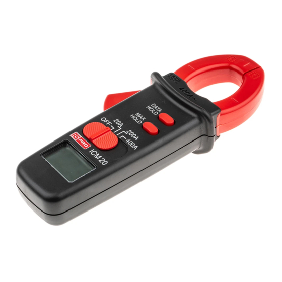RS PRO ICM 20 Instruction Manual