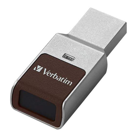 Verbatim Fingerprint Secure USB Drive Manuals