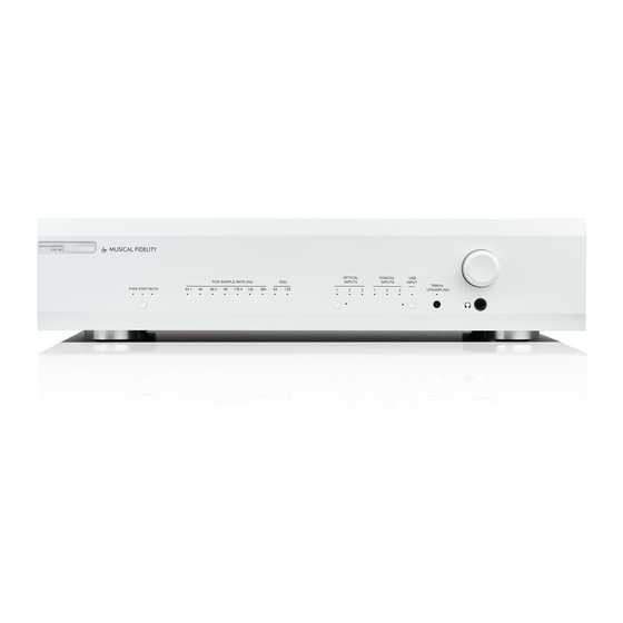 Musical Fidelity M6SRDAC Instruction Manual