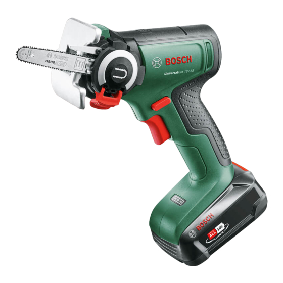 Bosch UniversalCut 18V-65 Original Instructions Manual