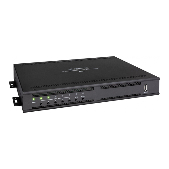 Crestron HD-RX-4K-510-C-E-SW4 Quick Start Manual