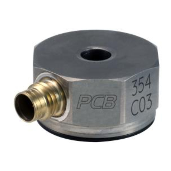 PCB Piezotronics TLD354C03 Installation And Operating Manual