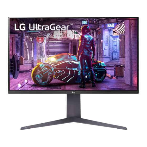 LG UltraGear 32GQ750 Manuals