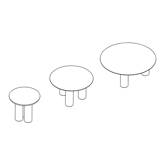 Studio Henk Pillar Coffee Table Manual