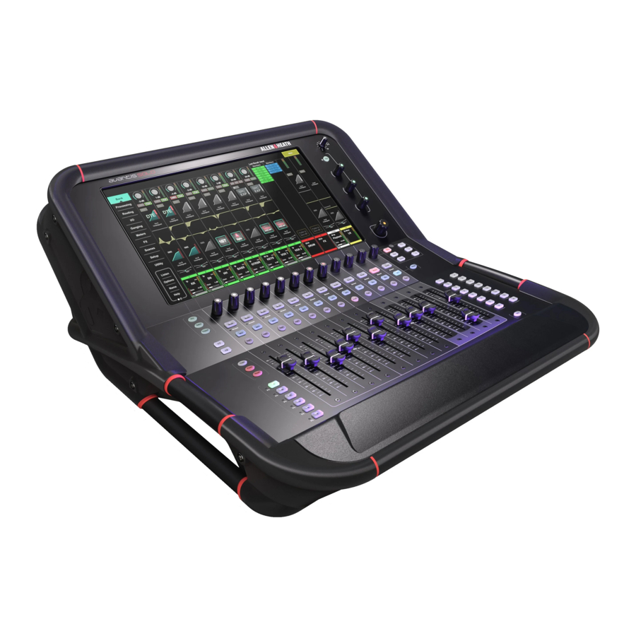 ALLEN & HEATH Avantis Solo - Channel Digital Mixer Manual