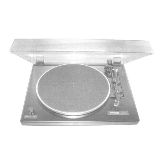 THORENS TD 240 Instruction Manual