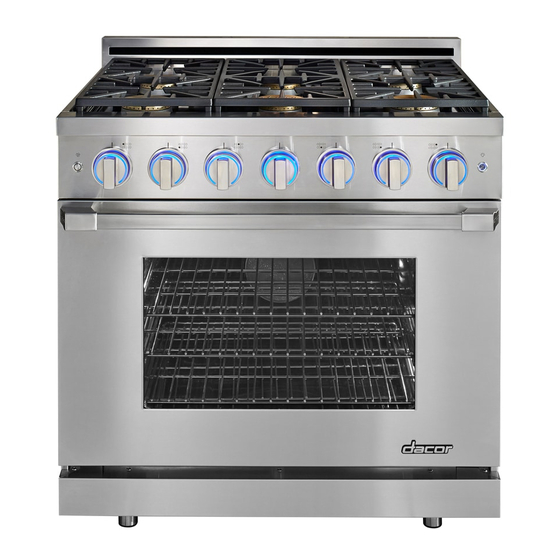 Dacor Epicure Ranges Use & Care Manual