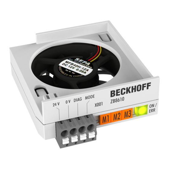 Beckhoff ZB8610 Documentation