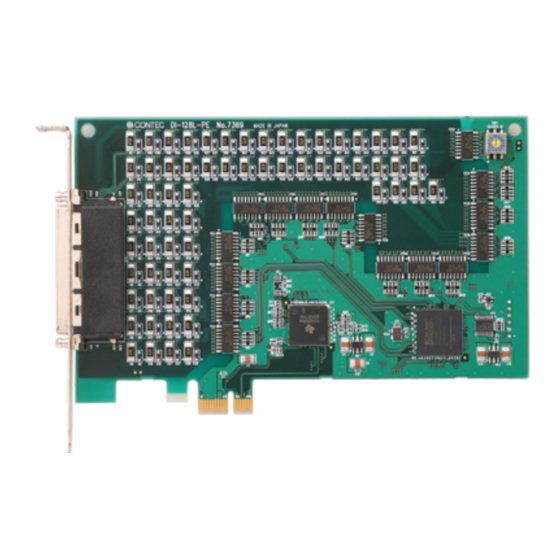 Contec DI-128L-PE User Manual