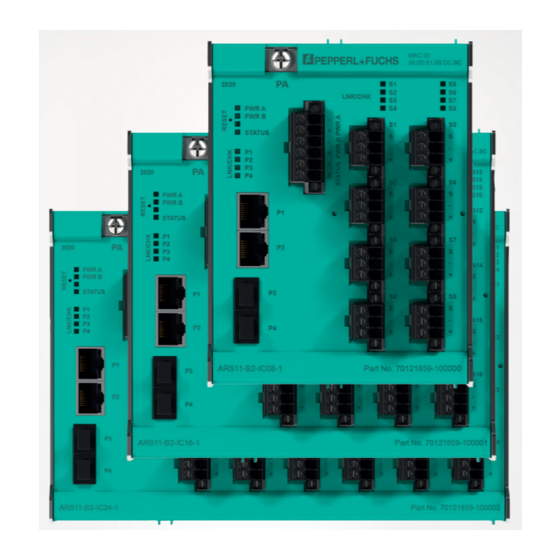 Pepperl+Fuchs Ethernet-APL Series Manuals