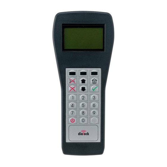 Dialock MDU Operating Instructions Manual