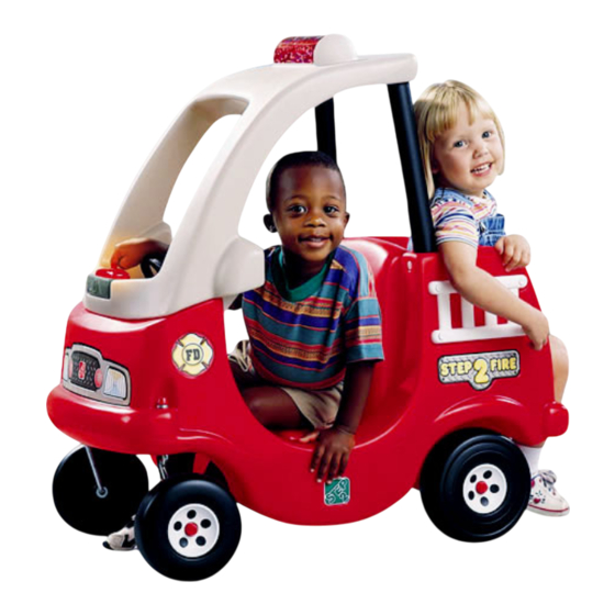 Step2 Fire Engine for Two Instruction Manual