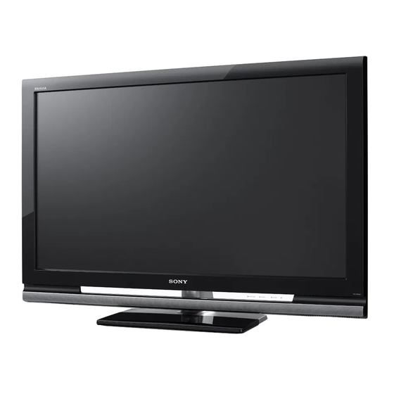 Sony Bravia KLV-40W450A Operating Instructions Manual