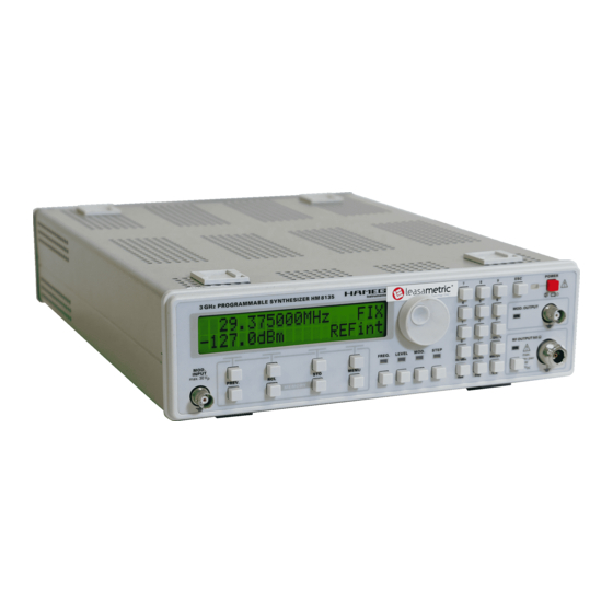 Hameg HM8135X Manual