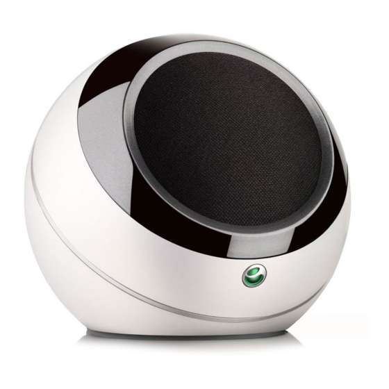 Sony Ericsson MBS-400, MBS-200, MPS-200 - Wireless Speakers Manual
