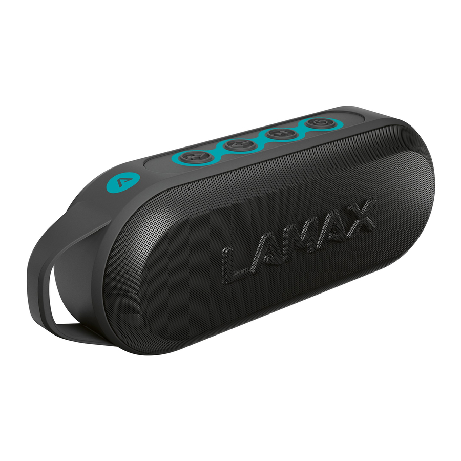 LAMAX Street2 - Bluetooth Speaker Manual
