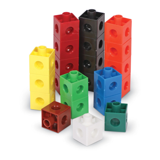 Learning Resources Snap Cubes Manual