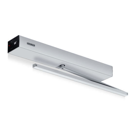 GEZE Slimdrive EMD-F Installation And Service Instructions Manual