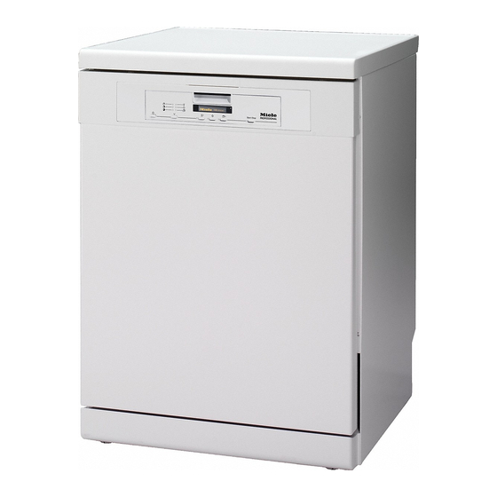 Miele professional PG 8080 Installations Plan