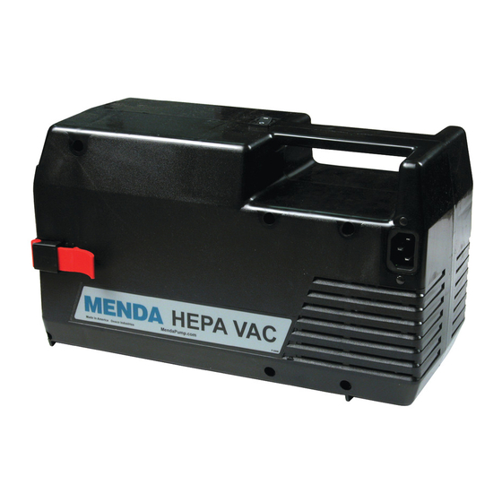 Menda HEPA Vac Technical Bulletin
