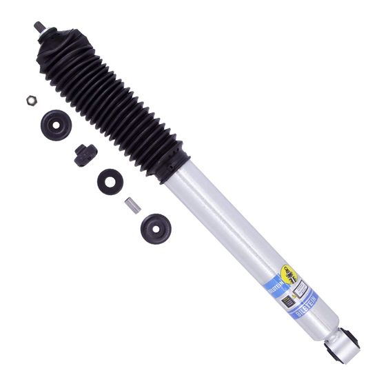 Bilstein B8 5100 Mounting Instruction