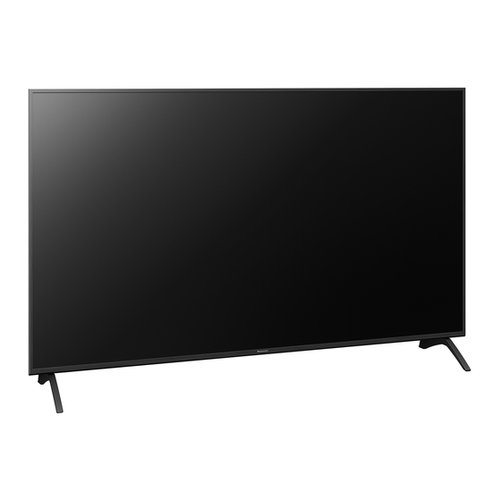 User Manuals: Panasonic TH-65GX740A 65-inch Smart TV