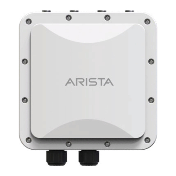 Arista OEM-AP-O105E Getting Started Manual