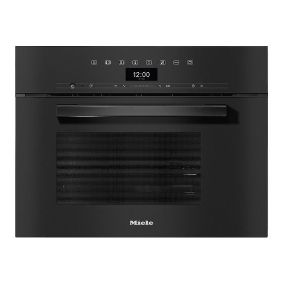 Miele DG 7440 Operating And Installation Instructions