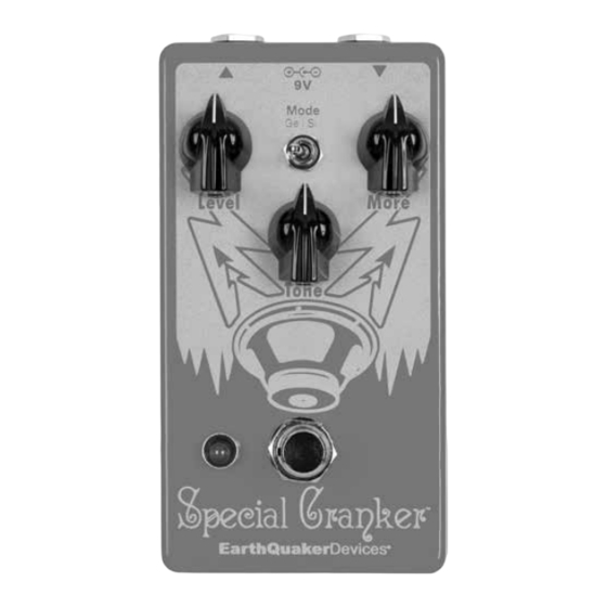 EarthQuaker Devices Special Granker Operation Manual