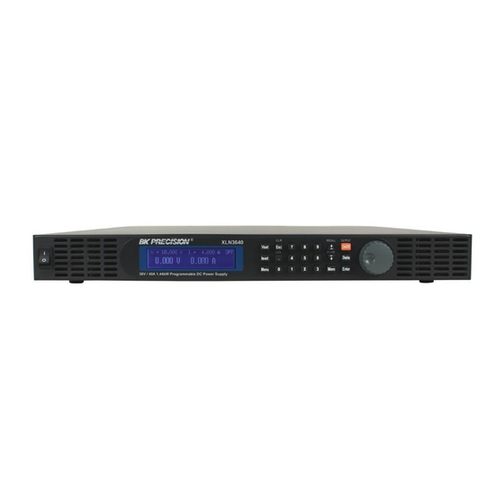 BK Precision XLN8018 User Manual