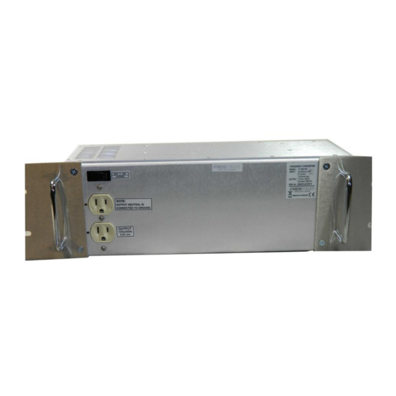 MDS Power FC500-400 Operating Manual