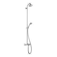 Hans Grohe Croma Showerpipe 27143000 Instructions For Use/Assembly Instructions