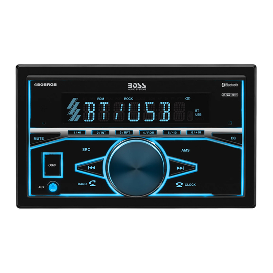 Boss Audio Systems 480BRGB Quick Start Manual