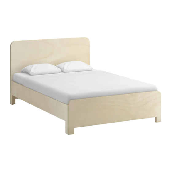 studioduc juno full bed Assembly Instructions Manual