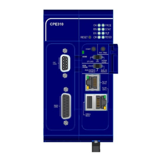 Emerson PACSystems RX3i 310-B Series Quick Start Manual